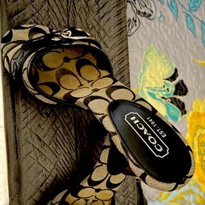 Coach heels so comfy & last really well! 8m